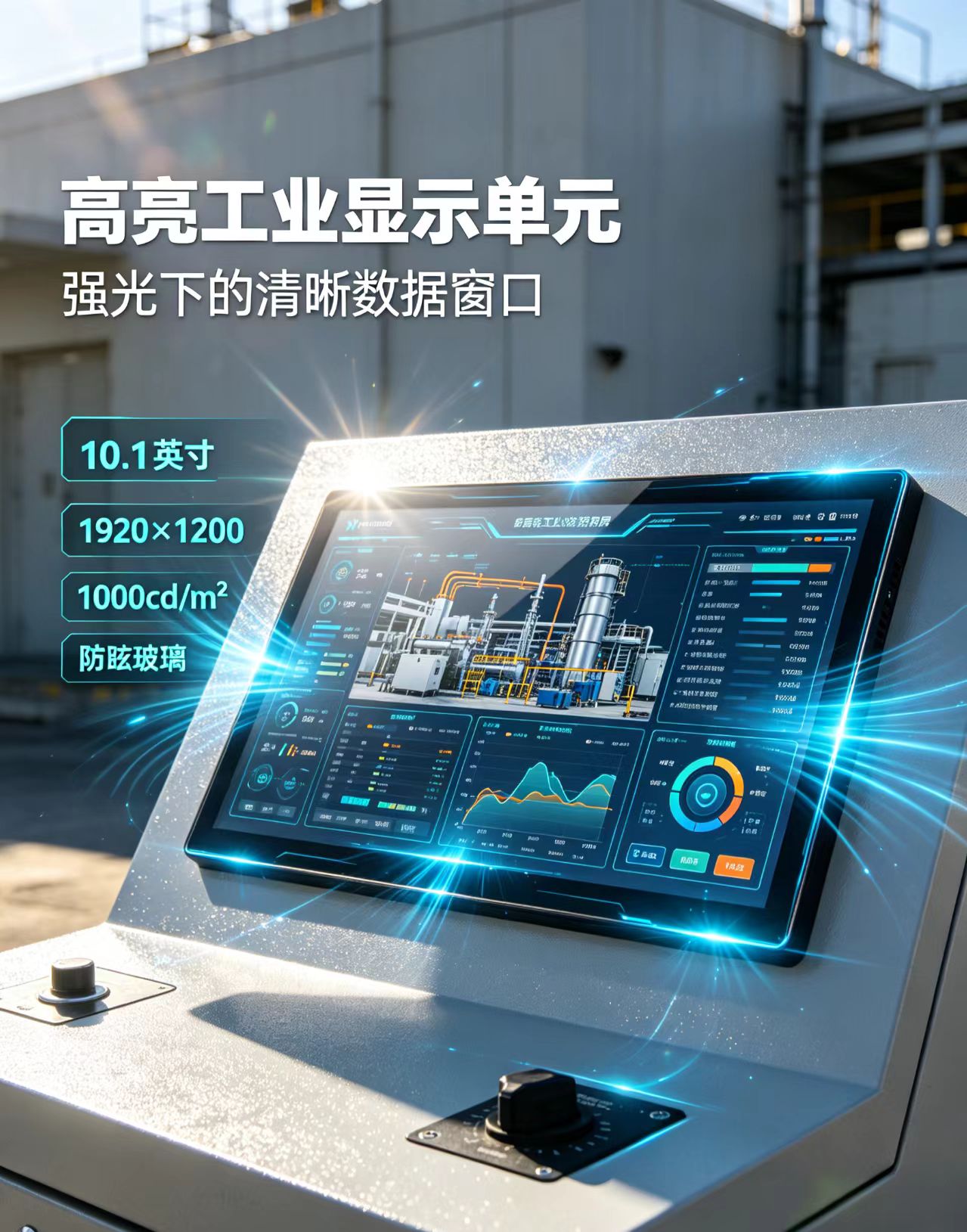 27寸 全国产防眩高亮屏蔽电容触摸全加固显示模块 宽温工作 抗振动强 满足军